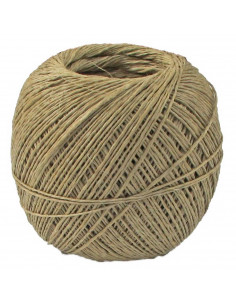 Tradineur - Ovillo de hilo pulido, madeja, bobina de cordón para atar embutidos, chorizos, salchichones, cocinar (Marrón claro,