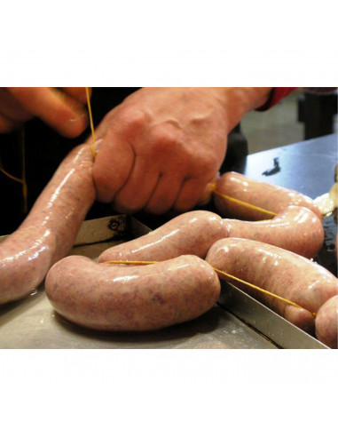 Tradineur - Ovillo de hilo pulido, madeja, bobina de cordón para atar embutidos, chorizos, salchichones, cocinar (Marrón claro,