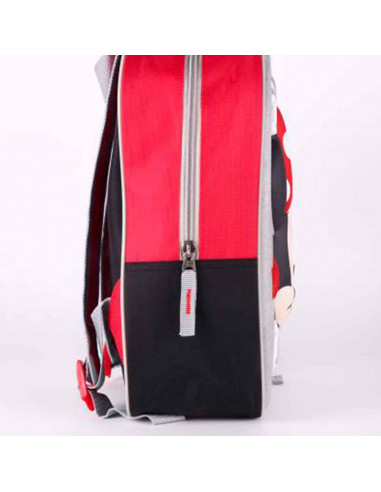 Tradineur - Mochila 3D para niños con diseño de Minnie Mouse, ideal para la escuela. Medidas de 25 x 31 x 10 cm para colgar en l
