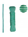 Tradineur - Cuerda trenzada de polipropileno, madeja de cordón resistente para tendedero, colgar ropa, uso interior y exterior (