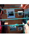 Tradineur - Cuerda trenzada de polipropileno, madeja de cordón resistente para tendedero, colgar ropa, uso interior y exterior (