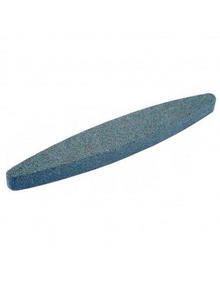 Tradineur - Piedra de afilar ovalada 23 cm, corindón, afilador de cuchillos, herramientas de bricolaje, agricultura, guadañas, h