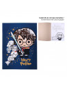 Tradineur - Set para colorear de Harry Potter, con lápices de colores, cuaderno A4, cuaderno A5 y pegatinas. Medidas 32 x 21,5 c