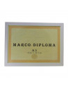 Marco de madera blanco para diploma A3 de 42 x 29,7 cm, marco para fotos, documentos, certificados, premios para colgar en la pa