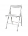 Tradineur - Silla plegable de madera de haya para exterior, reposapiés, jardín, terraza, balcón, patio, ligera y resistente (Bla