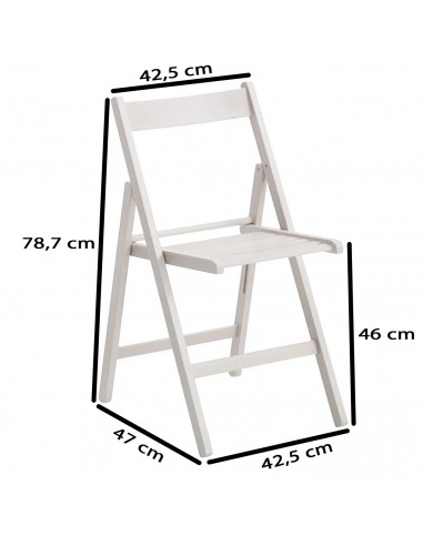 Tradineur - Silla plegable de madera de haya para exterior, reposapiés, jardín, terraza, balcón, patio, ligera y resistente (Bla