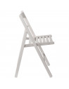 Tradineur - Silla plegable de madera de haya para exterior, reposapiés, jardín, terraza, balcón, patio, ligera y resistente (Bla