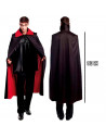Tradineur - Capa de vampiro bicolor - Fabricado 100% Poliéster - Ideal para carnaval, halloween, cosplay, fiestas, adulto unisex