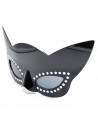 Tradineur - Gafas de gata negra para jóvenes y adultos, complementos de disfraces para carnaval, halloween u otras celebraciones