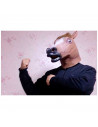Tradineur - Máscara de caballo - Fabricado en Látex -  Complemento para disfraces de Halloween, carnaval - 30 x 41 x 14 cm