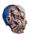 Tradineur - Mascará de zombie - Fabricado en Látex - Complemento para disfraces de Halloween, carnaval - 29 x 28 x 22 cm