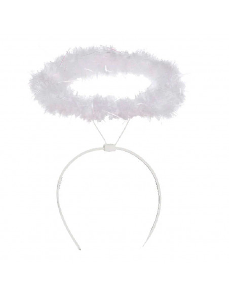 Tradineur - Corona de ángel - Diadema con aro - accesorios para disfraz de diablesa, carnaval, halloween, cosplay, fiesta, adult Tradineur - Corona de ángel - Diadema con aro - accesorios para disfraz de diablesa, carnaval, halloween, cosplay, fiesta, adult
