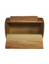Artema - Caja limpia calzado de madera 21,5 x 25,8 x 15,8 cm, recipiente de madera para guardar betún, cepillos, trapos, utensil