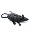 Tradineur - Pack de ratones para Halloween - 3 Unidades - Gran diseño - Decoración y accesorio para Halloween - Color Negro