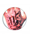 Tradineur - Cicatriz postiza para la mano - Diseño realista - Ideal como complemento para disfraces, carnaval, Halloween - 7,5 x