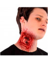 Tradineur - Cicatriz postiza de mordida en el cuello - Diseño realista - Ideal como complemento para disfraces, carnaval, Hallow