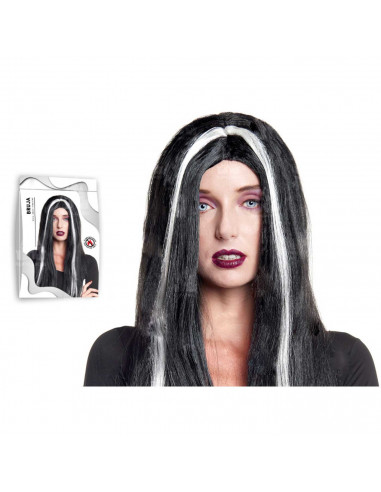 Tradineur - Peluca de bruja - Fabricado en Fibra sintética - Complementos de disfraces para carnaval, halloween u otras celebrac