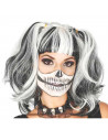 Tradineur - Peluca corta de bruja con coletas - Fabricado en Fibra sintética - Complementos de disfraces para carnaval, hallowee