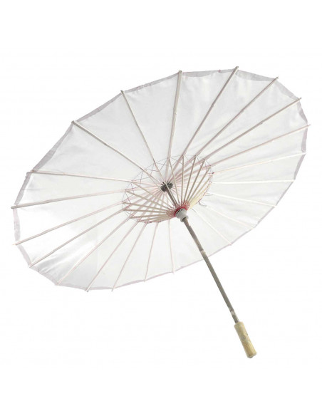 Tradineur - Sombrilla china lisa - Fabricado en poliéster - Accesorio para disfraces de Halloween, carnaval - Ø 80 x 52 cm - Col Tradineur - Sombrilla china lisa - Fabricado en poliéster - Accesorio para disfraces de Halloween, carnaval - Ø 80 x 52 cm - Col