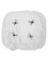 Tradineur - Telaraña para decorar 50g - Fabricado en poliéster - Adorno para decoración de halloween - Color blanco