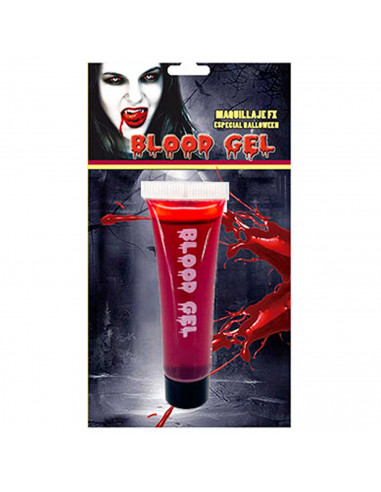 Tradineur - Bote de sangre artificial para halloween - Cantidad: 15 ml - Accesorio para disfraz de zombie, carnaval, fiestas, co