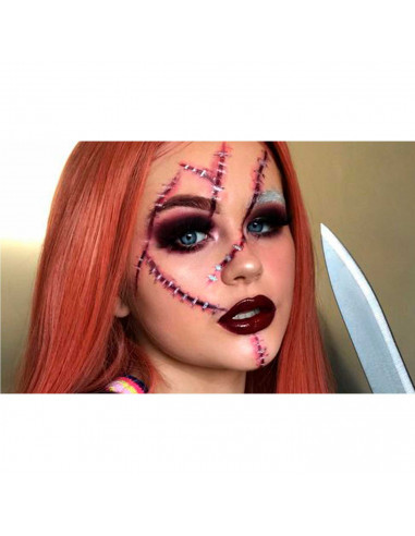 Tradineur - Laca para pelo en spray para halloween - Cantidad: 125 ml - Accesorio para disfraz de carnaval, fiestas, cosplay, cu
