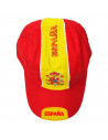 Tradineur - Gorra con la bandera de España - Ajuste posterior con velcro - 100% Poliéster - Deporte, golf, adulto, unisex, talla