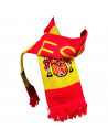 Tradineur - Bufanda con diseño de la bandera de España - Fabricado 100% Acrílico - Deporte, golf, adulto, unisex, talla única -