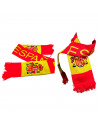 Tradineur - Bufanda con diseño de la bandera de España - Fabricado 100% Acrílico - Deporte, golf, adulto, unisex, talla única -