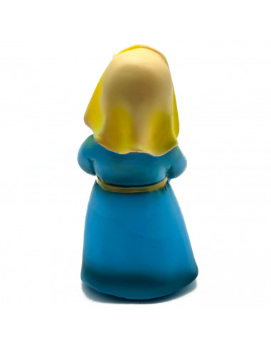 Tradineur - Figura de pastora con jarra para belén - Fabricado en marmolina - figura decorativa divertida para nacimiento, navid