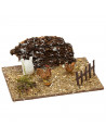 Tradineur - Figura de corralito de animales surtido para belén - Fabricado en durexina - Figura decorativa divertida para nacimi