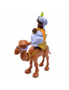 Tradineur - Set de 3 figuras de los reyes a camello para belén - Durexina - Decoración divertida para nacimiento, navidad, tradi