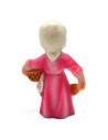 Tradineur - Figura de lavandera con cesto para belén - Fabricado en marmolina - figura decorativa divertida para nacimiento, nav