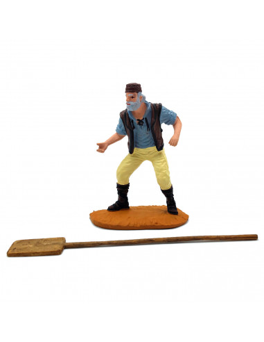 Tradineur - Figura de panadero para belén - Fabricado en durexina - Figura decorativa divertida para nacimiento, navidad, decora