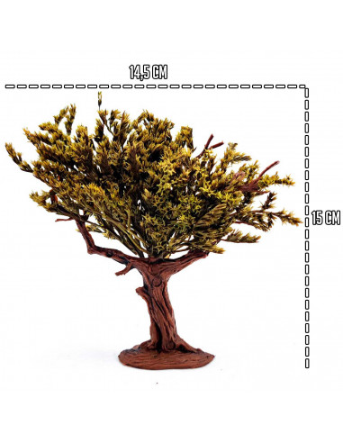 Tradineur - Figura de olivo para belén - Fabricado en plástico - Figura decorativa divertida para nacimiento, navidad, decoració
