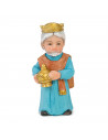 Tradineur - Figura de reyes magos con diseño adorable - Fabricación en marmolina - Ideal para belén navideño, figuras decorativa