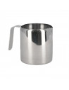 Jarra de leche de acero inoxidable 500 ml, lechera, taza espuma de leche para café, recipiente para calentar 9 x 12 x 8 cm, coci