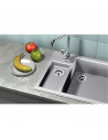 Tradineur - Sellante de silicona blanca anti-moho 280 ml, cartucho de silicona con cánula, anti-moho, bricolaje