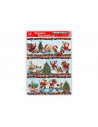Tradineur - Pack 3 Etiquetas adhesivas cenefa para navidad - Accesorio para navidades - Detalle para regalo - Modelo Surtido