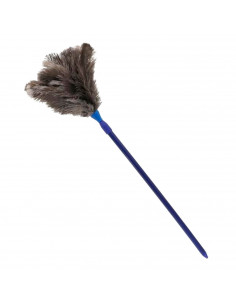 Tradineur - Plumero extensible premium con plumas de avestruz más largas - Extensible de 58 a 103 cm - Perfecto para limpiar zon