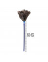 Tradineur - Plumero extensible premium con plumas de avestruz más largas - Extensible de 58 a 103 cm - Perfecto para limpiar zon