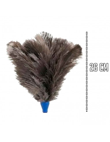 Tradineur - Plumero extensible premium con plumas de avestruz más largas - Extensible de 58 a 103 cm - Perfecto para limpiar zon