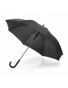 Tradineur - Paraguas grande para caballero - Fabricación poliéster y fibra - 8 Varillas - 88,5 cm de longitud - Color Negro