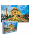 Tradineur - Puzzle/Rompecabezas de 1000 pzs - Diseño de la Taj Majal - Fabricación en cartón - Tamaño: 50 x 75 cm