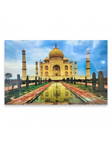 Tradineur - Puzzle/Rompecabezas de 1000 pzs - Diseño de la Taj Majal - Fabricación en cartón - Tamaño: 50 x 75 cm