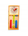Tradineur - Caja de Matemáticas Infantil - Fabricación en madera - Más de 60 Fichas Matemáticas  Aprende Números y Colores  Mo