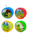 Tradineur - Yoyo modelo dinosaurio - Fabricado en plástico PVC no tóxico - Perfecto para que los principiantes aprendan trucos -