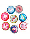 Tradineur - Yoyo modelo unicornio - Fabricado en plástico PVC no tóxico - Perfecto para que los principiantes aprendan trucos -