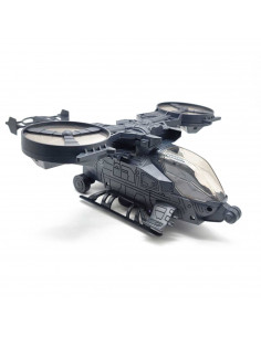 Tradineur - Super Helicóptero Militar de juguete - Incluye sonido y luces - Diseño futurista original - Fabricación en PVC - 11