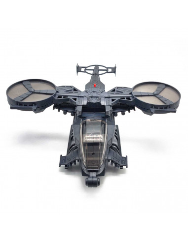 Tradineur - Super Helicóptero Militar de juguete - Incluye sonido y luces - Diseño futurista original - Fabricación en PVC - 11
